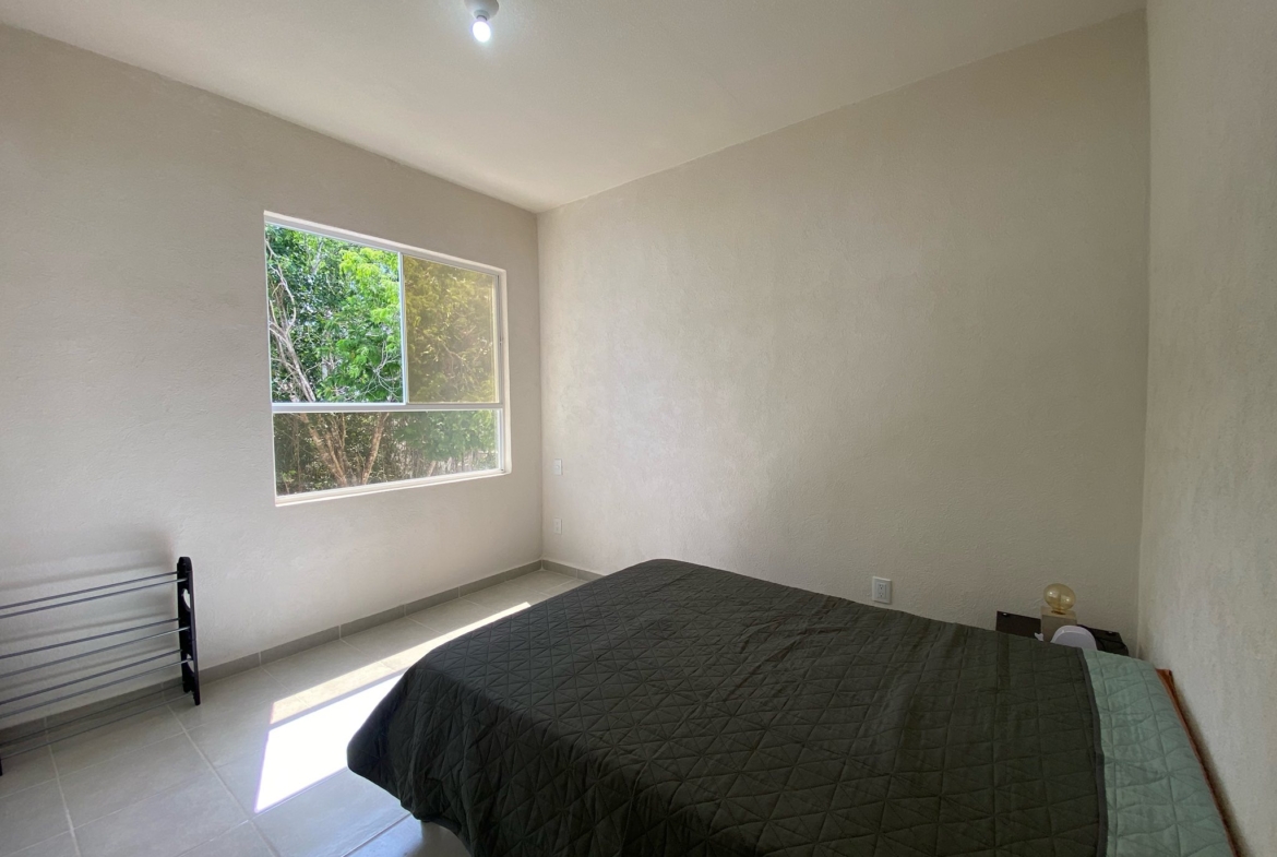 En renta departamento nuevo de 2 recamaras en privda con alberca ubicado en Cancun departamento seguro y tranquilo con amenidades en cancun