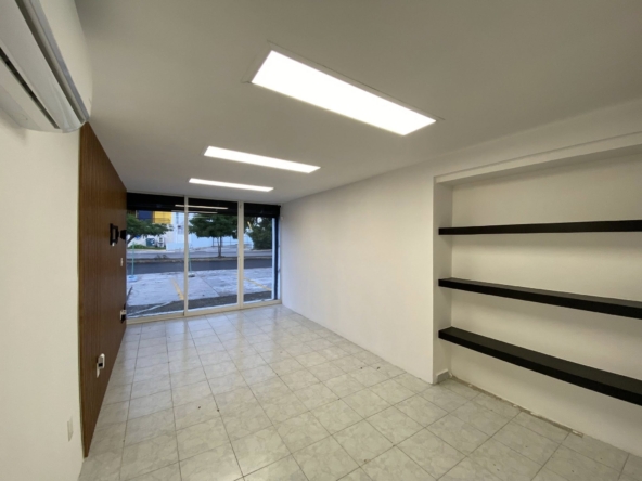 Recepción de una oficina en renta en Cancún