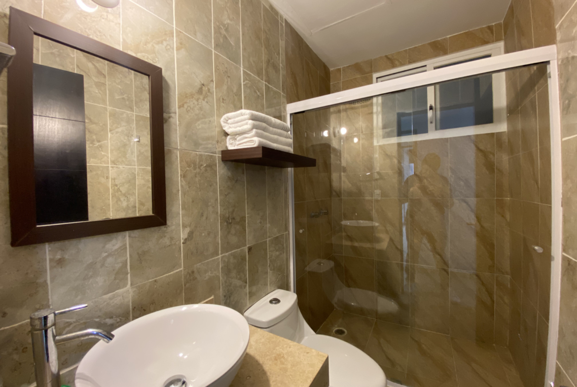 Baño principal del departamento en venta en Dream Lagoons Cancún