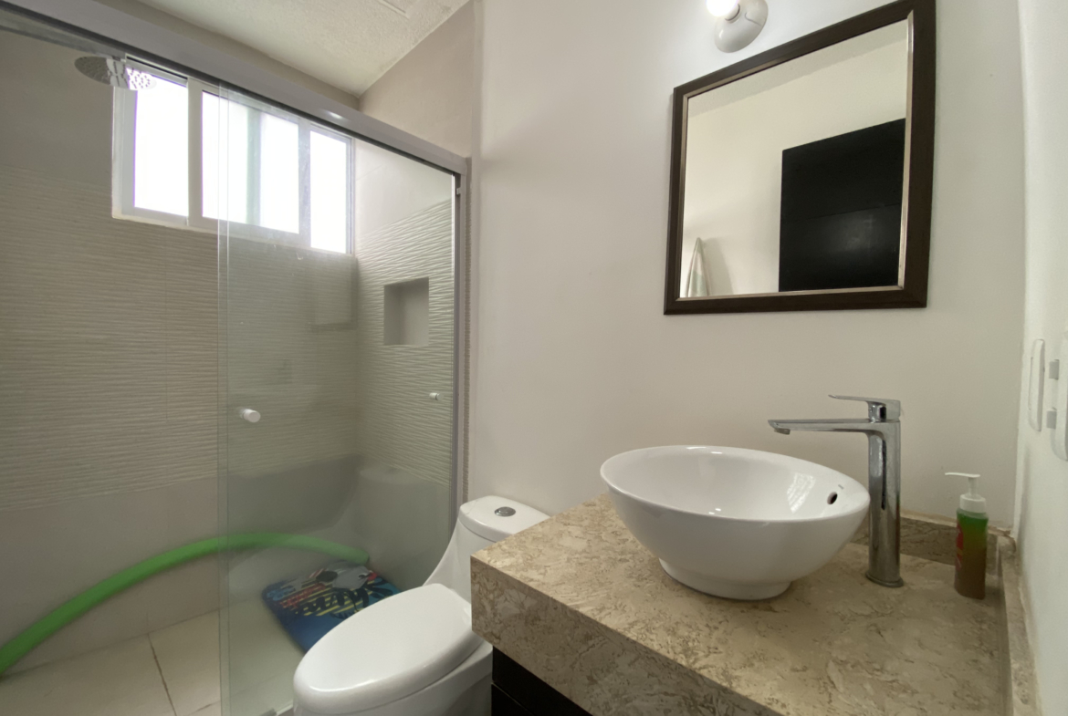 Baño social de una departamento en Dream Lagoons Cancún