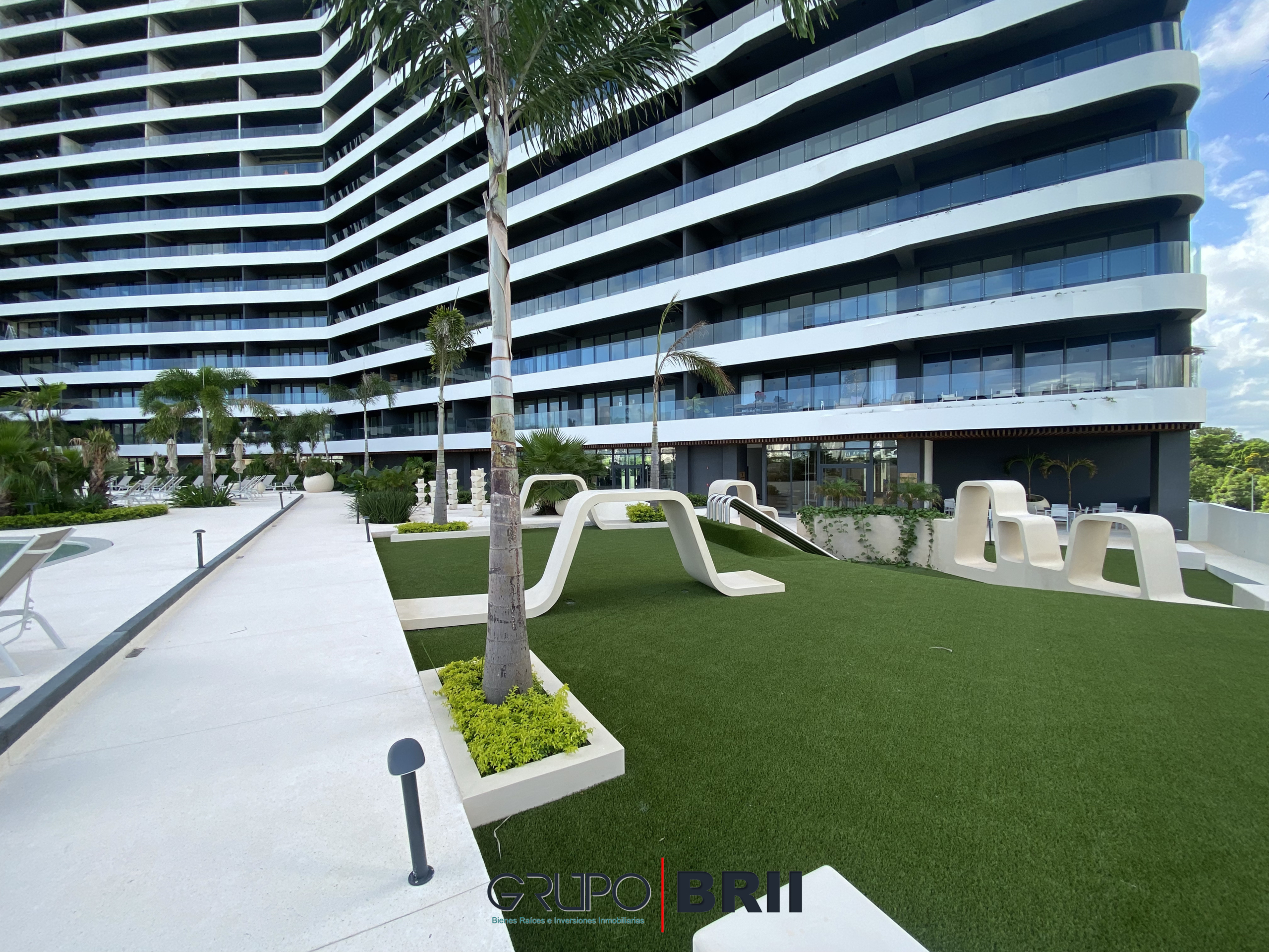 Áreas verdes en Woha Puerto Cancún