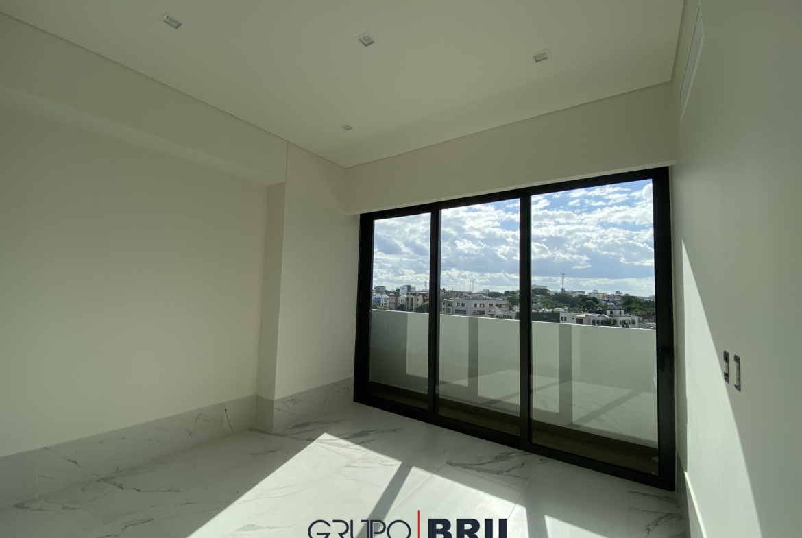 Segunda recámara de un departamento en Woha Puerto Cancún